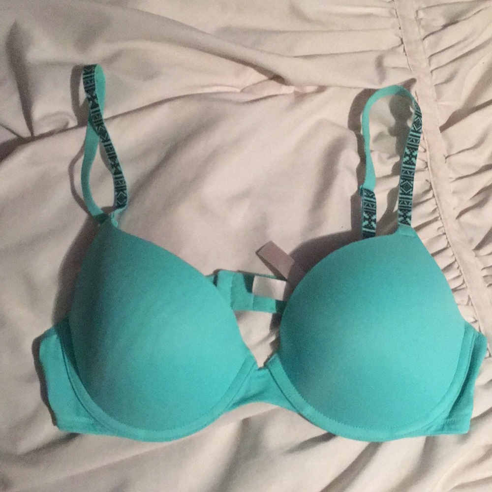 turquoise PINK bra
